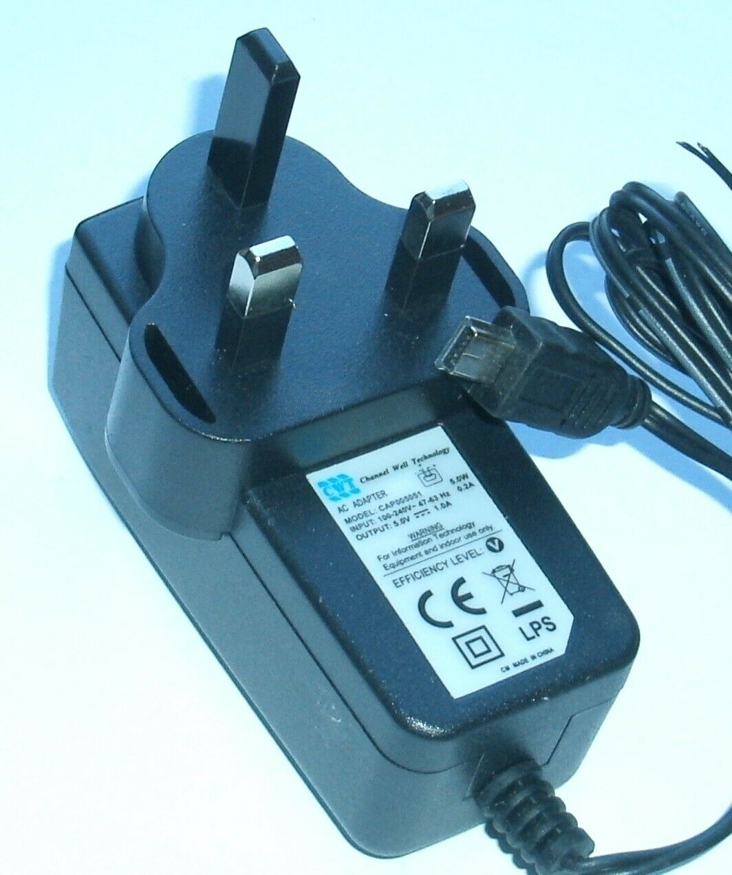 New 5V 1A CWT CAP005051 Power Supply Ac Adapter